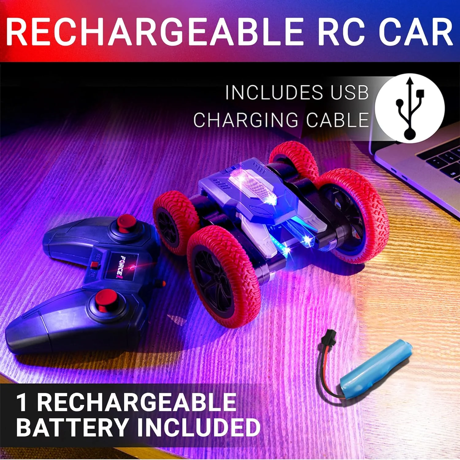 Tornado+ LED Stunt Car - Image 7