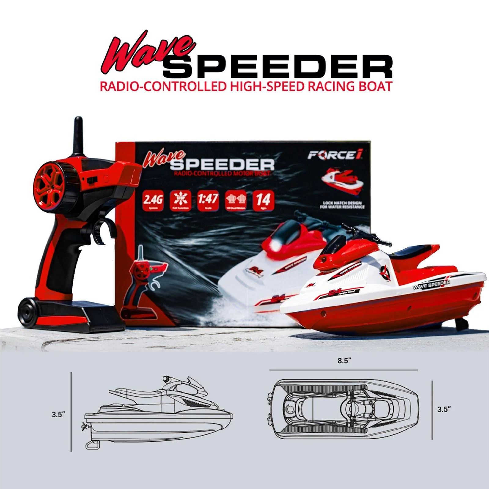 Wave Speeder RC Motor Boat - Image 6