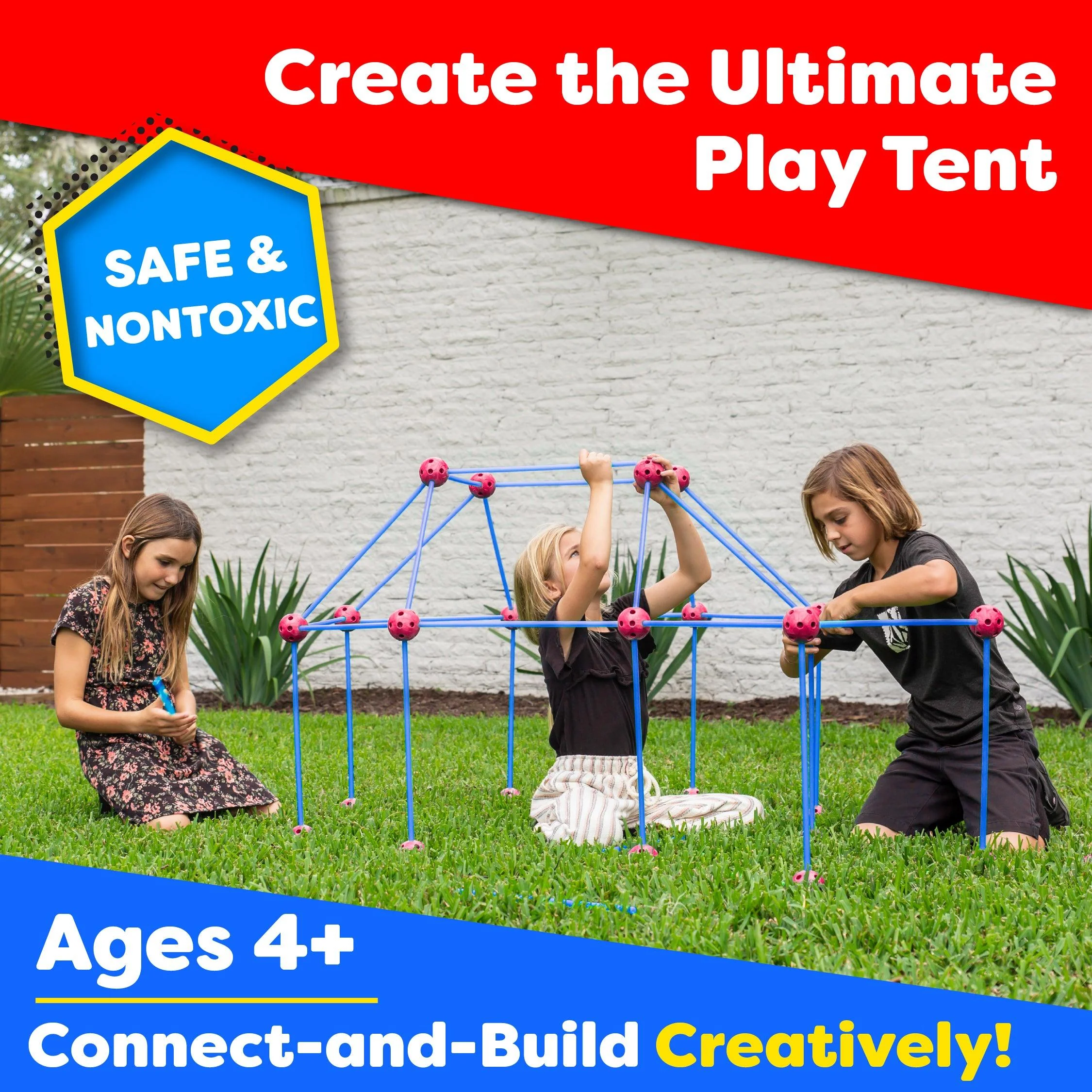 Power Your Fun 81pc Fun Forts Kids Tent Version 2 - Image 7