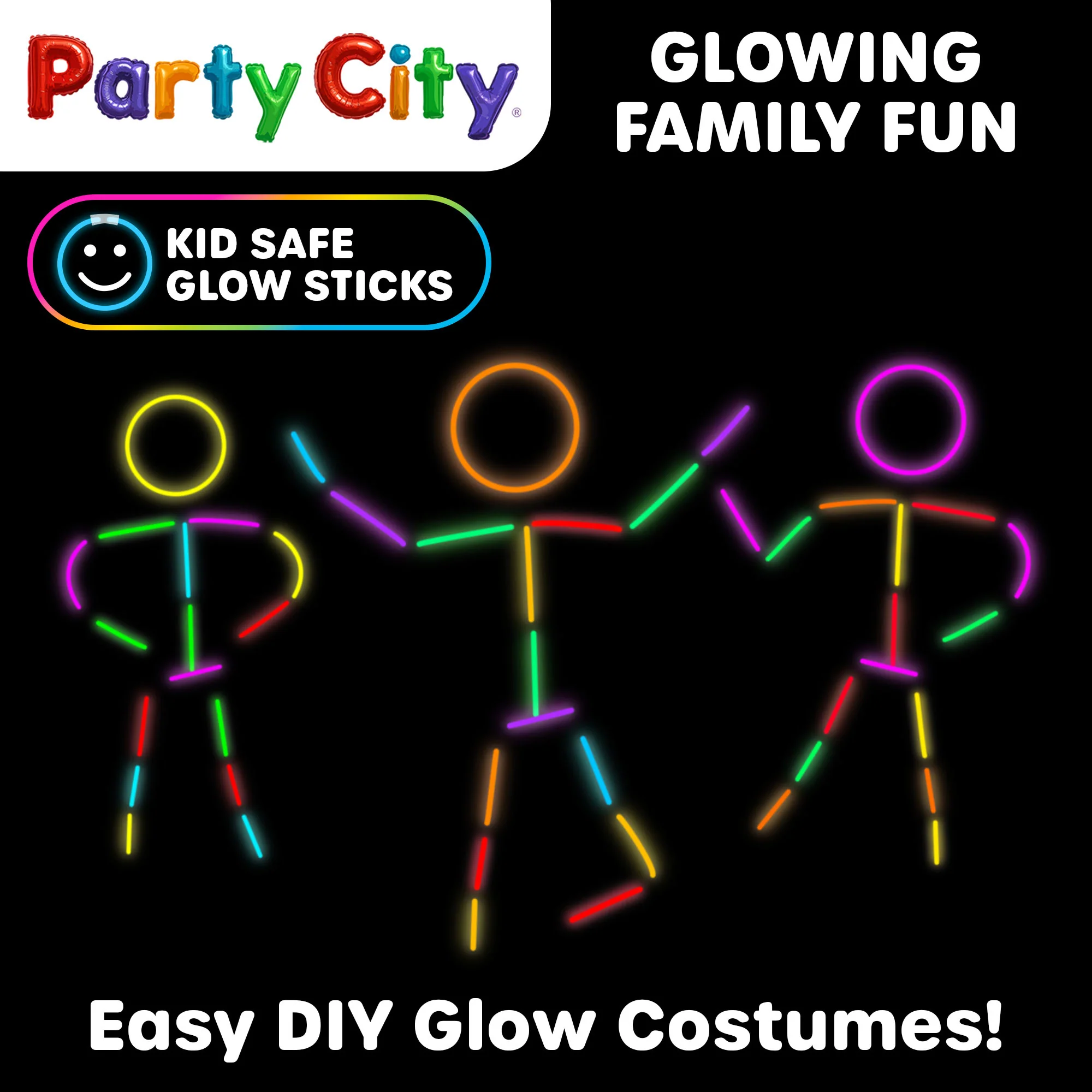 Party City 8" Bendable Glow Sticks Bulk Party Pack - 400pk - Image 5