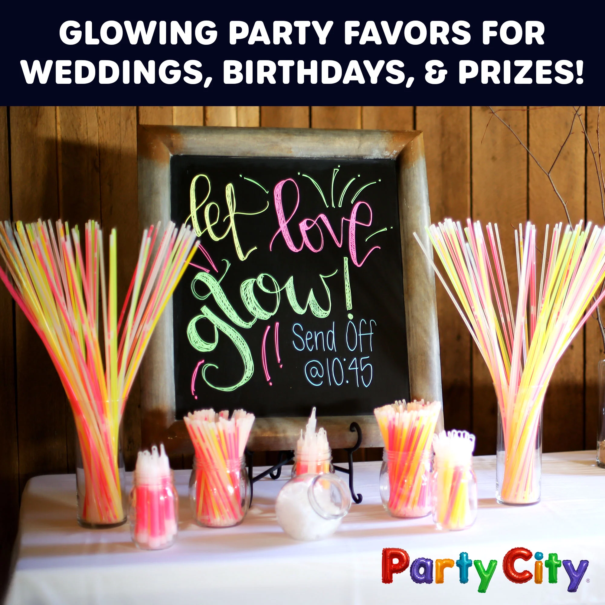 Party City 8" Bendable Glow Sticks Bulk Party Pack - 50pk - Image 6