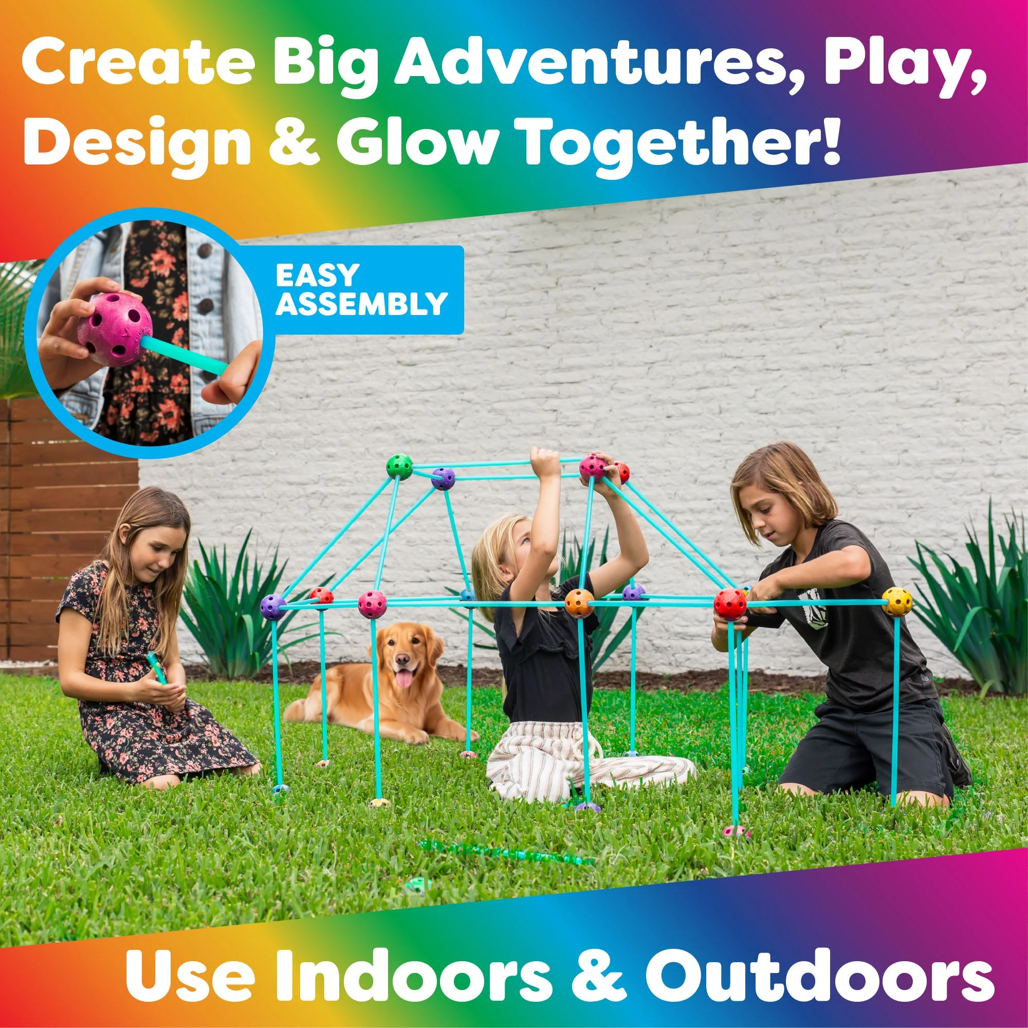 Power Your Fun Glow in the Dark Building Set - 90 Pieces - Image 6
