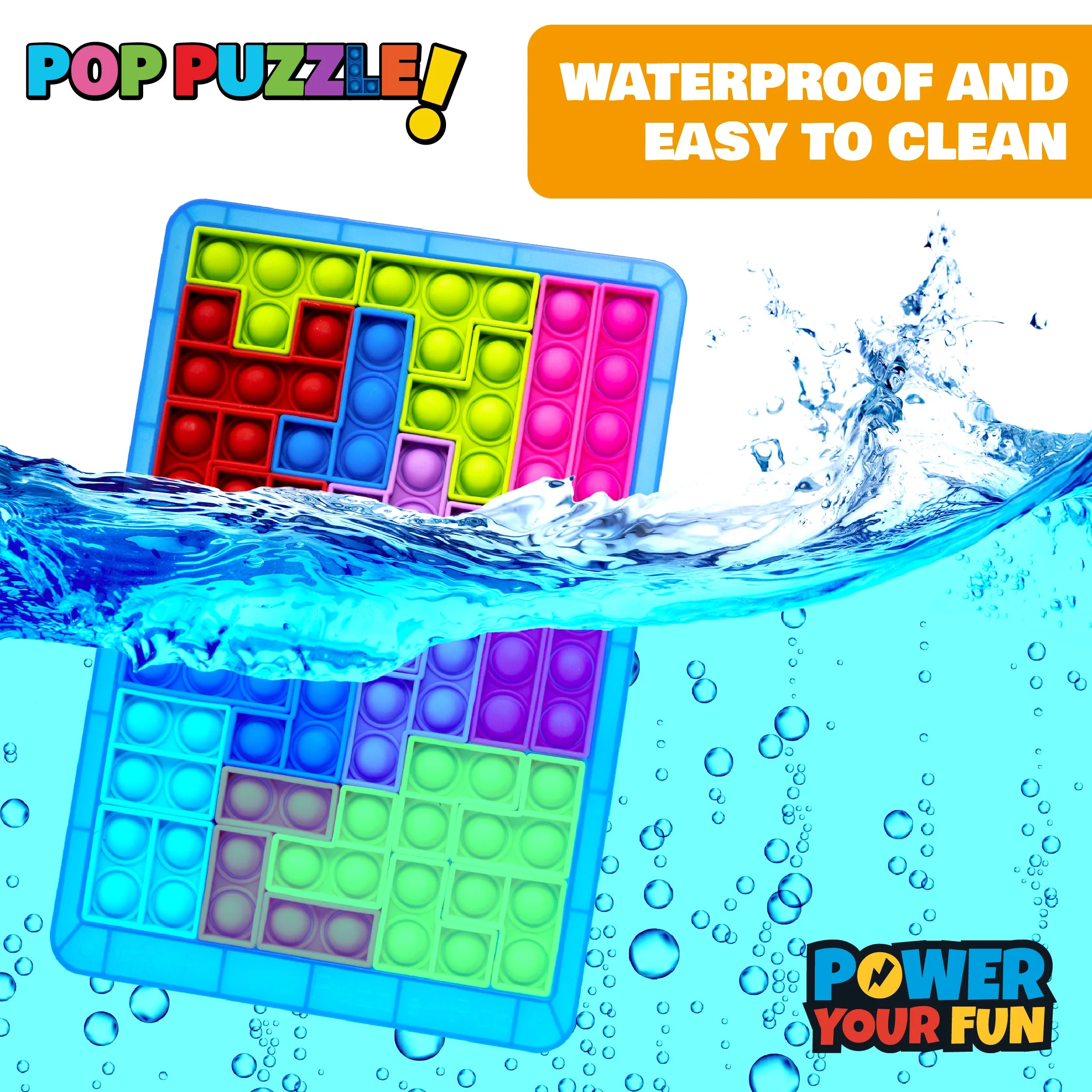 Power Your Fun 27pc Pop Puzzle Popper Fidget Game - Image 6