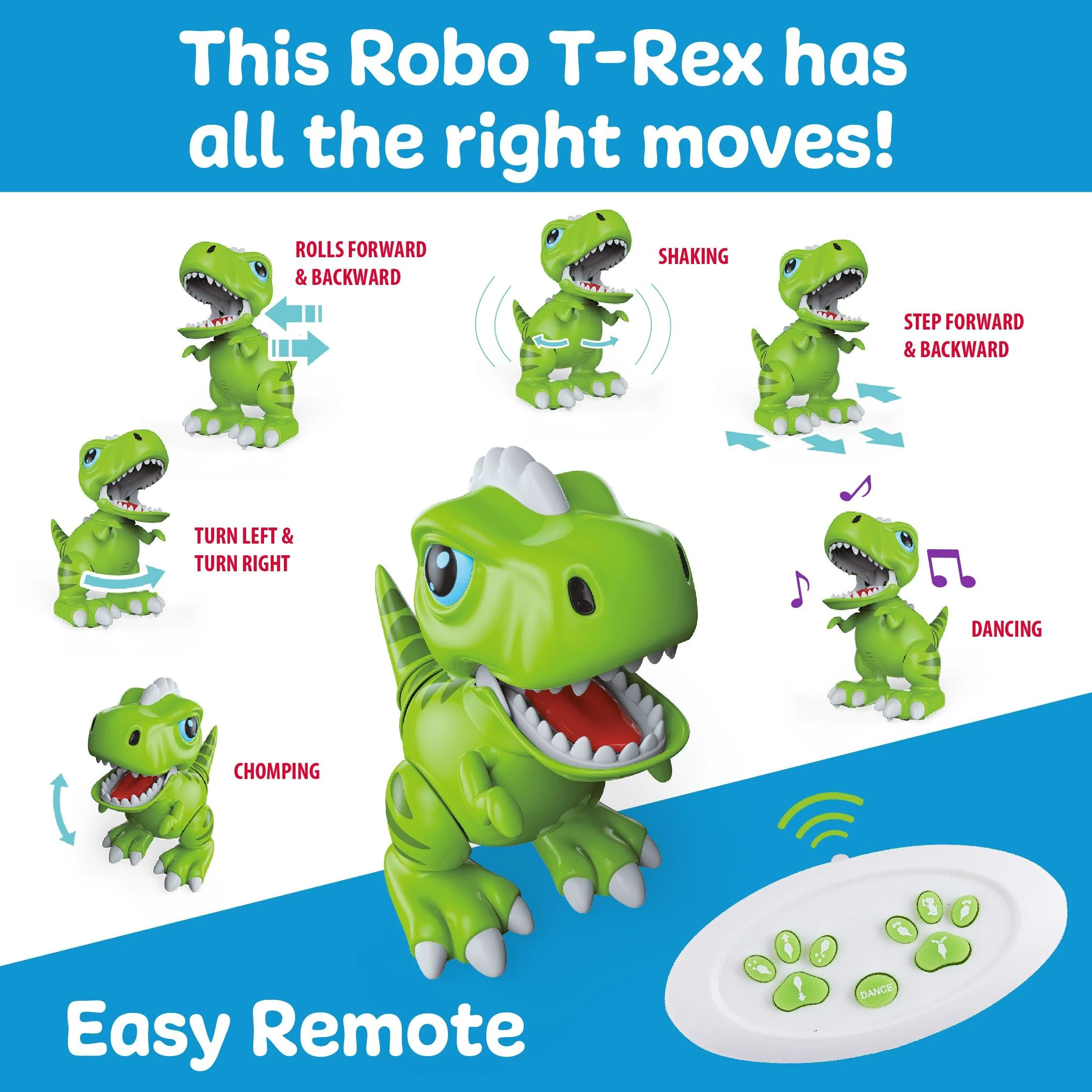 Power Your Fun Robo Pets T-Rex Dinosaur Toy - Image 4