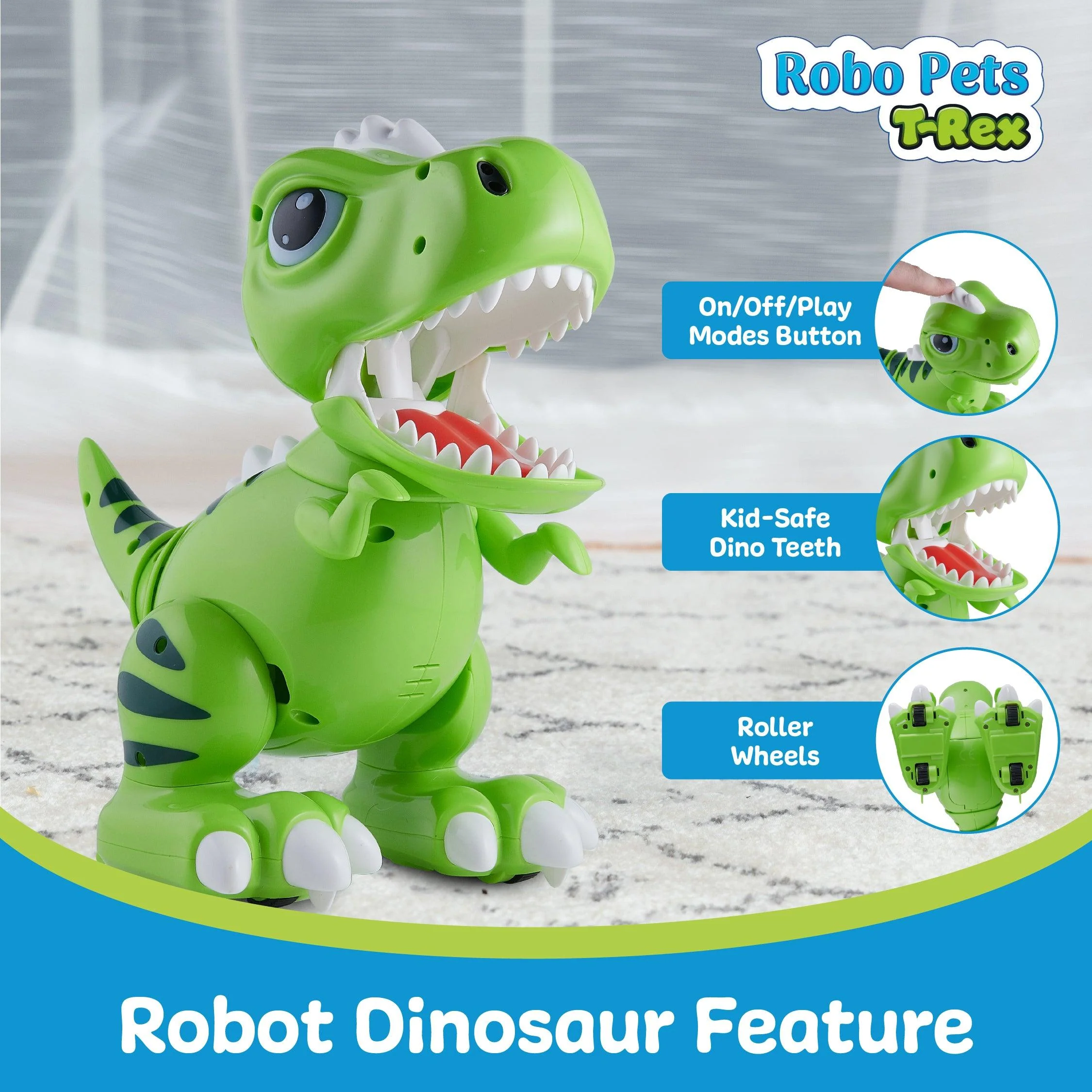 Power Your Fun Robo Pets T-Rex Dinosaur Toy - Image 5