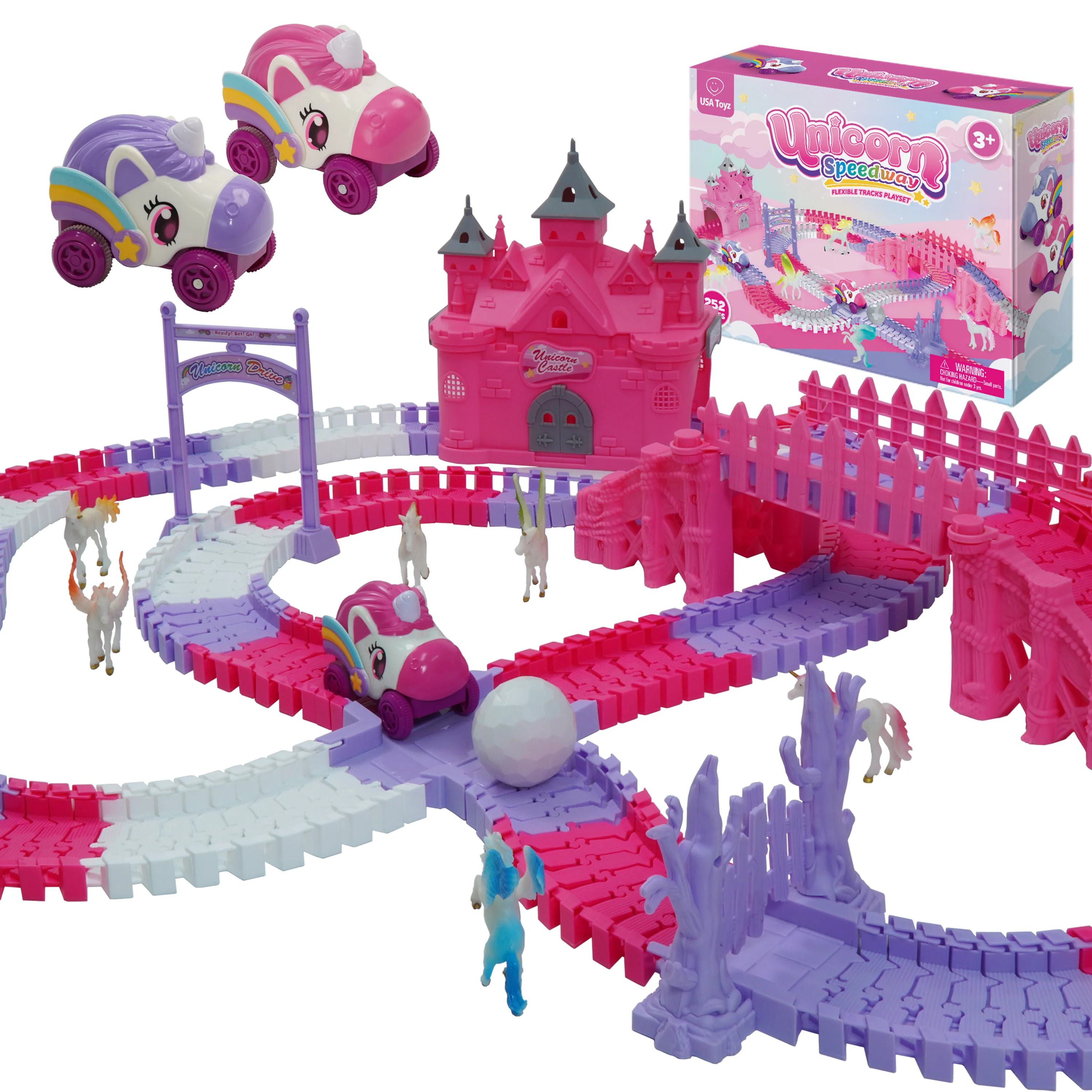 USA Toyz Unicorn Speedway Tracks – 252pc - Image 7