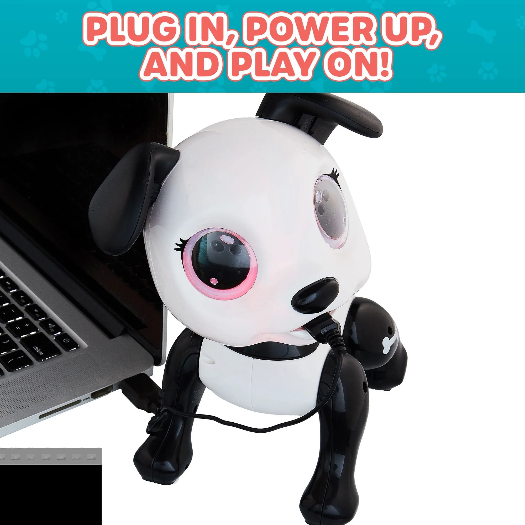 USA Toyz Robo Pets Puppy Toy - Black - Image 6
